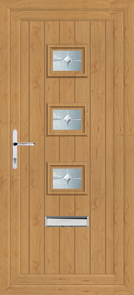 Irish Oak Tummel Mezanno Upvc Front Door