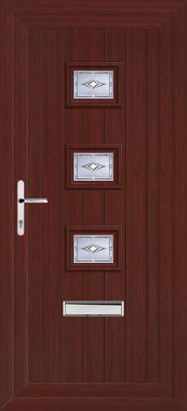 Rosewood Tummel Savona Upvc Front Door