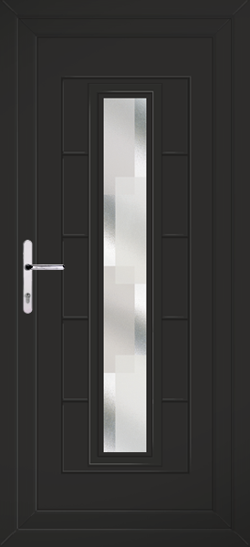 Black Virtu Blocks Upvc Back Door