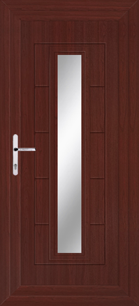 Rosewood Virtu Clear/Pattern Upvc Back Door
