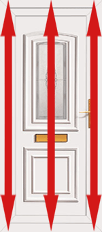 Measure your UPVC door height