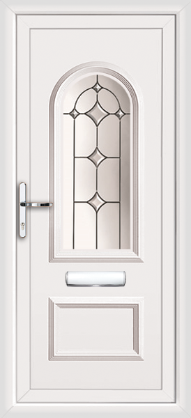 upvc front door with small glazing