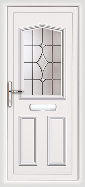 Oak glazed front door