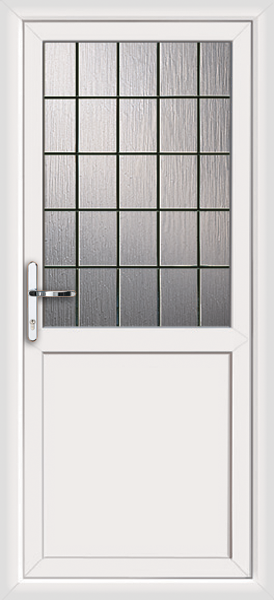 upvc back door without letterplate