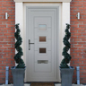 Upvc front door installed