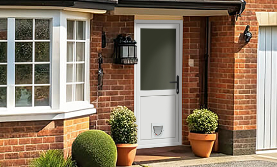 Half Glazed with Midrail Upvc Door benefits